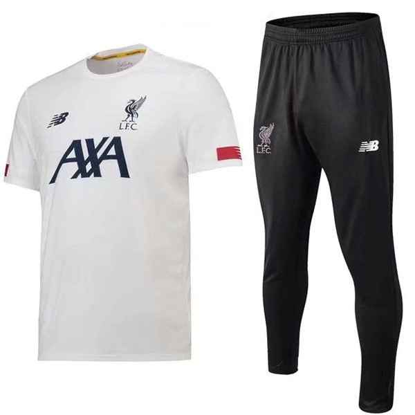 Entrainement Liverpool Ensemble Complet 2019-20 Blanc Noir